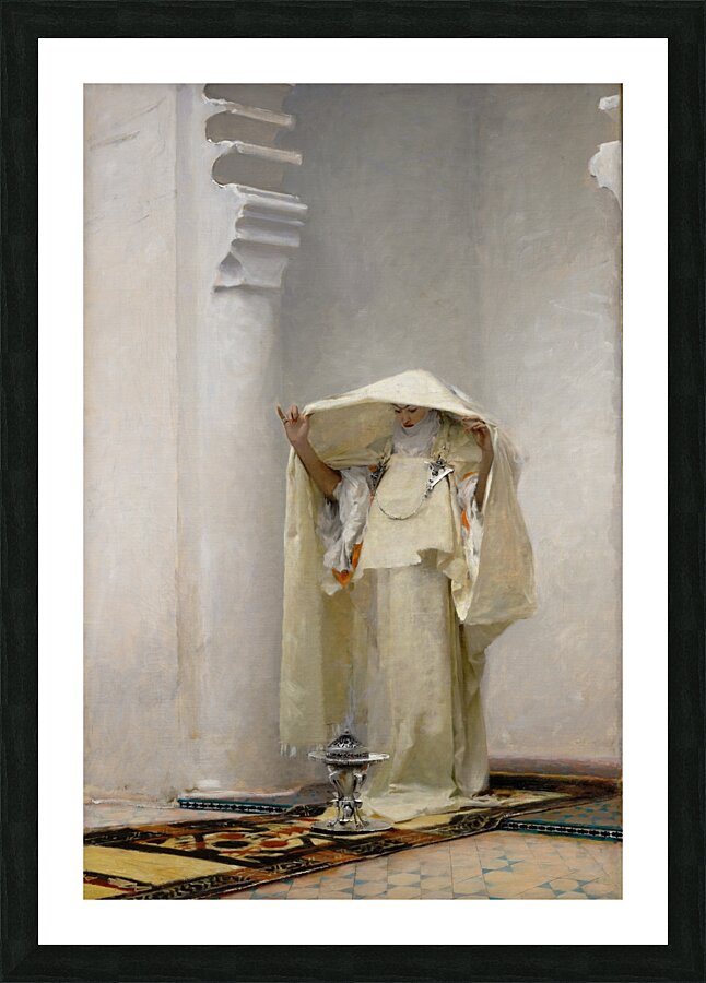 Fumée D’ambre Gris [Smoke Of Ambergris] [1880] by John Singer Sargent [1856–1925] Picture Frame print