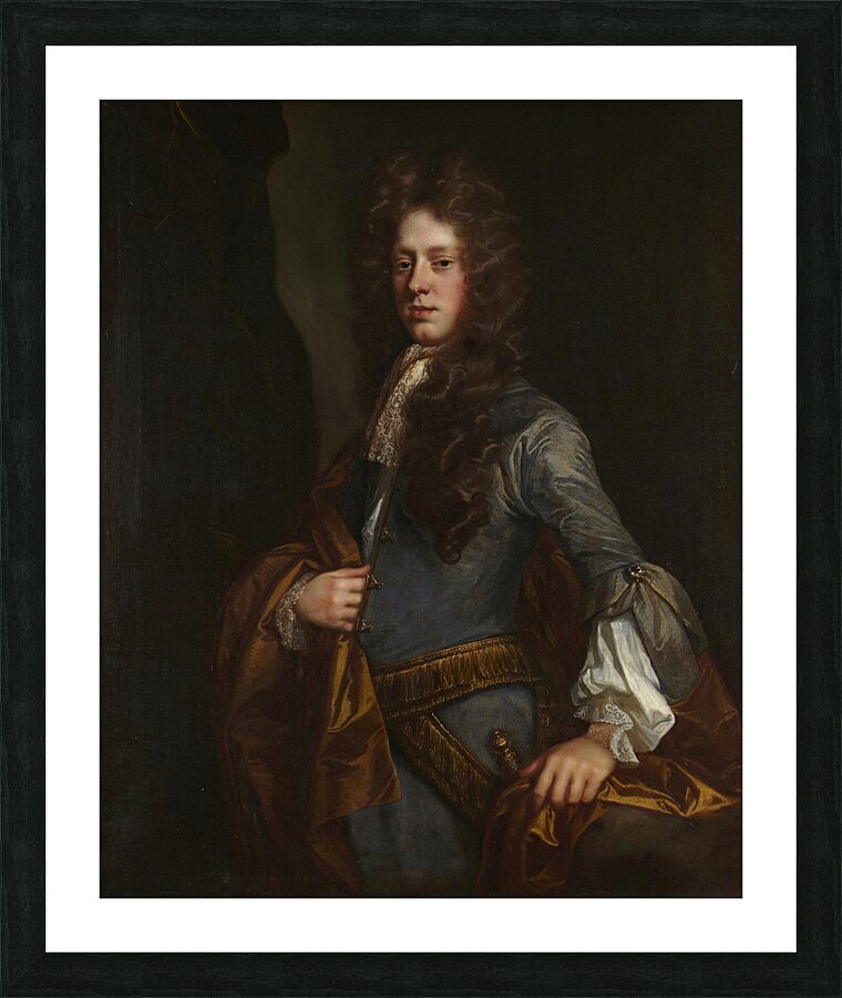 Sir Charles Barrington. Bart. By Sir Godfrey Kneller [1646–1723] Picture Frame print