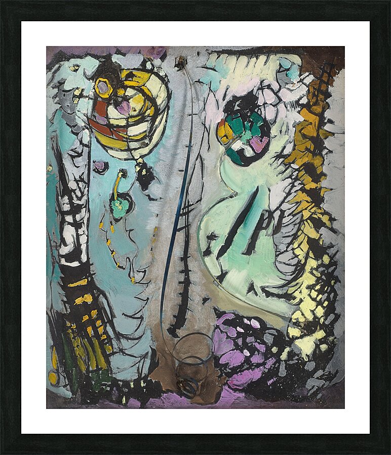 George Gershwin–‘Rhapsody in Blue.’ Part I [1927] by Arthur Dove [1880–1946] Picture Frame print