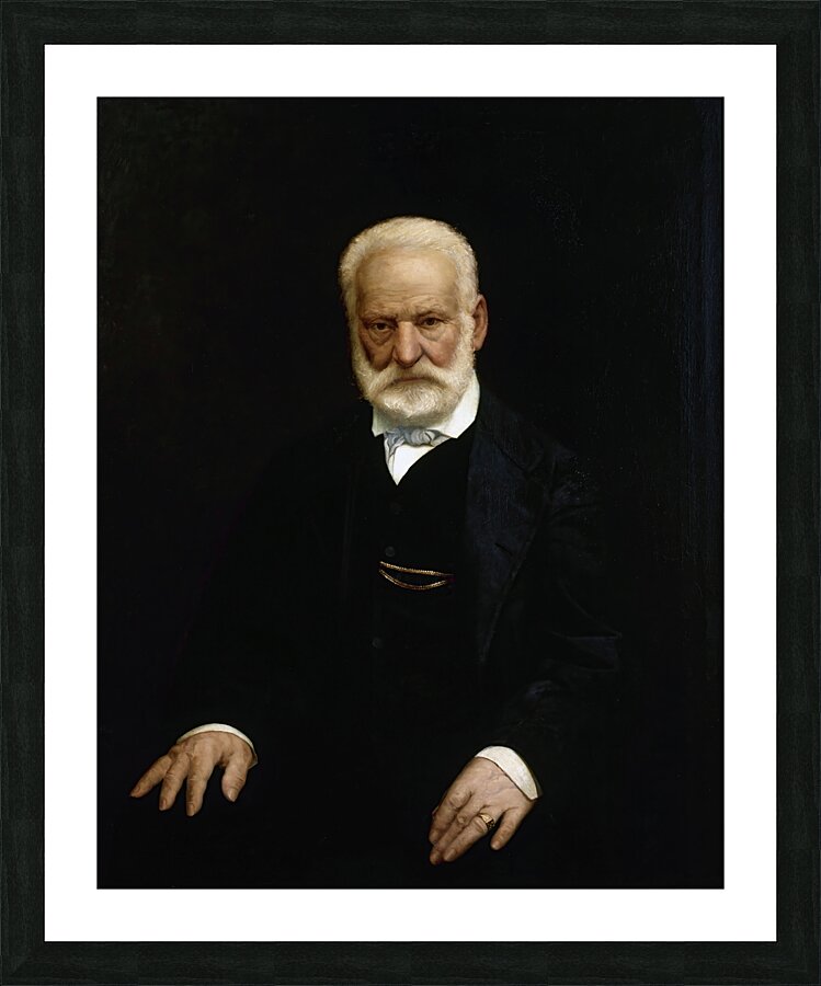 Portrait de Victor Hugo by Aimé Morot [1850–1913] Picture Frame print