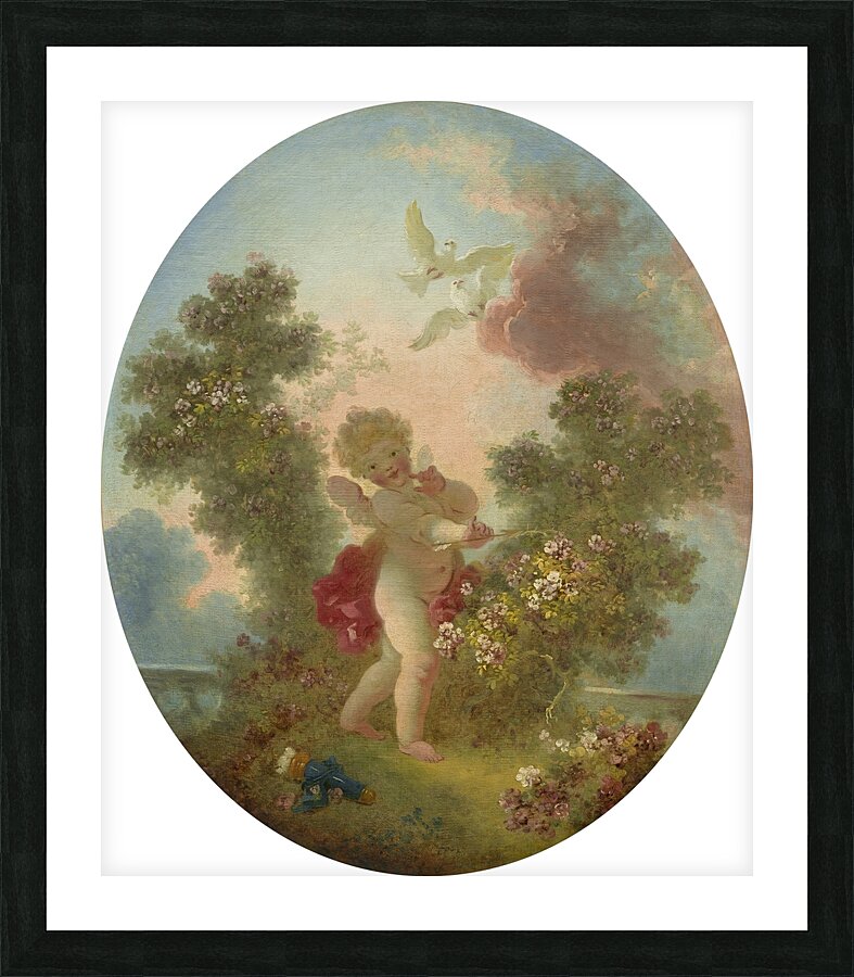Love The Sentinel [C. 1773–1776] by Jean–Honoré Fragonard [1732–1806] Picture Frame print