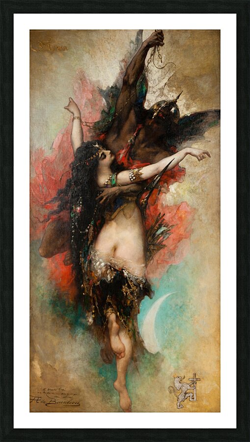 Ayma by Anatole Henri de Beaulieu [1819–1884] Picture Frame print