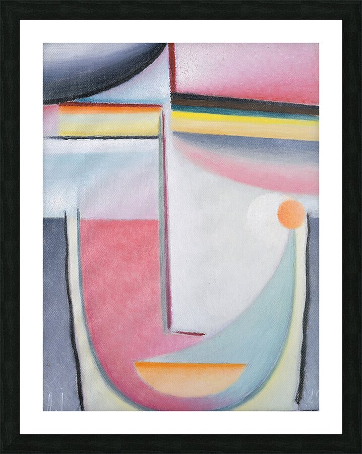 Abstract Head. Symphony in Pink [1929] by Alexej von Jawlensky [1864–1941] Picture Frame print