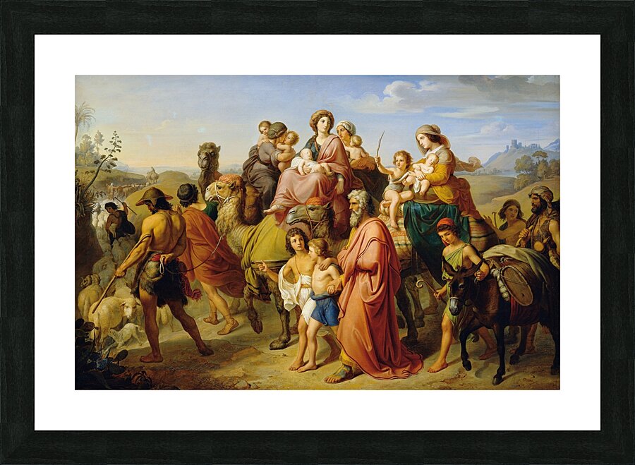 Jacob’s return [1841] by Karl von Blaas [1815–1894] Picture Frame print