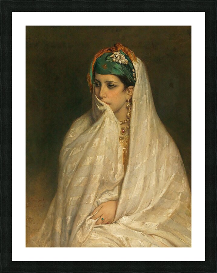 Juive de Tanger by Jean François Portaels [1818–1895] Picture Frame print