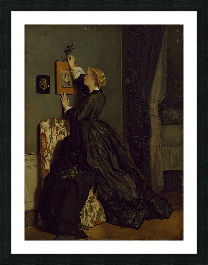 Palm Sunday [ca. 1862] by Alfred Stevens [1823–1906] Picture Frame print