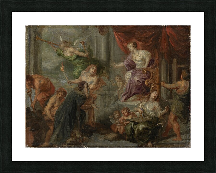 Labore et Constantia [between 1654 and 1677] by Theodoor Boeyermans [1620–1678] Picture Frame print