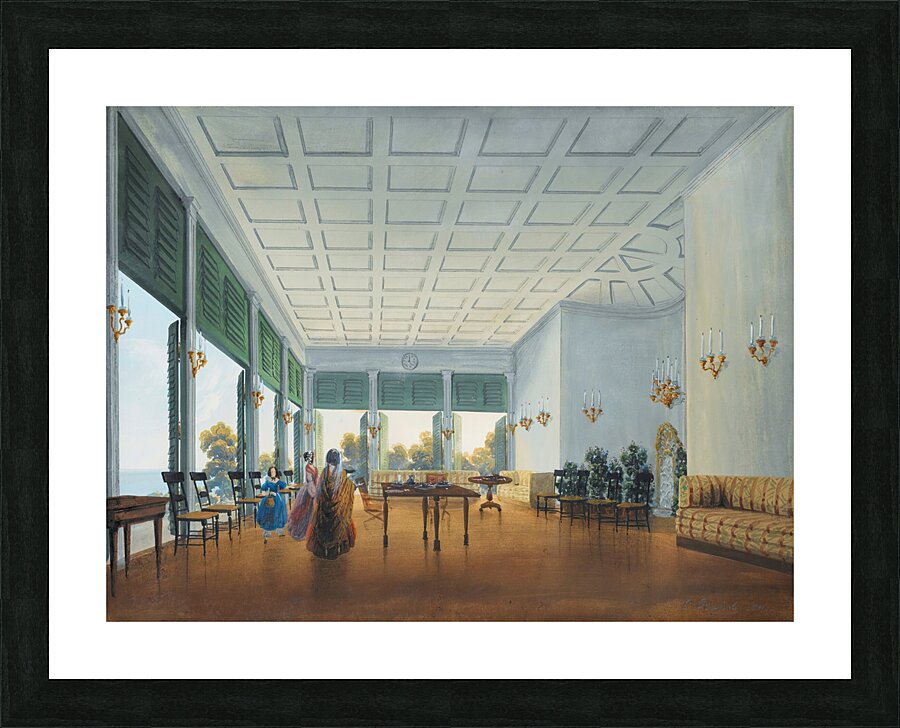 Seven Views Of Miskhor In The Crimea Ii [1841–1842] by Carlo Bossoli [1815–1884] Picture Frame print