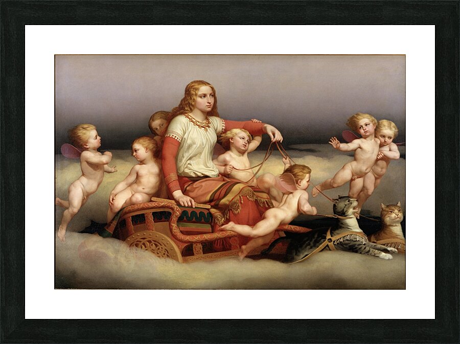 Freja Seeking Her Husband by Nils Jakob Olsson Blommér [1816–1853] Picture Frame print