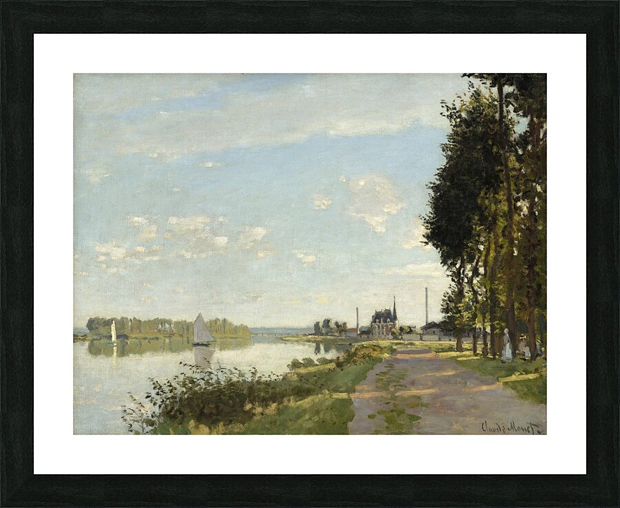 Argenteuil [c. 1872] by Claude Monet [1840–1926] Picture Frame print