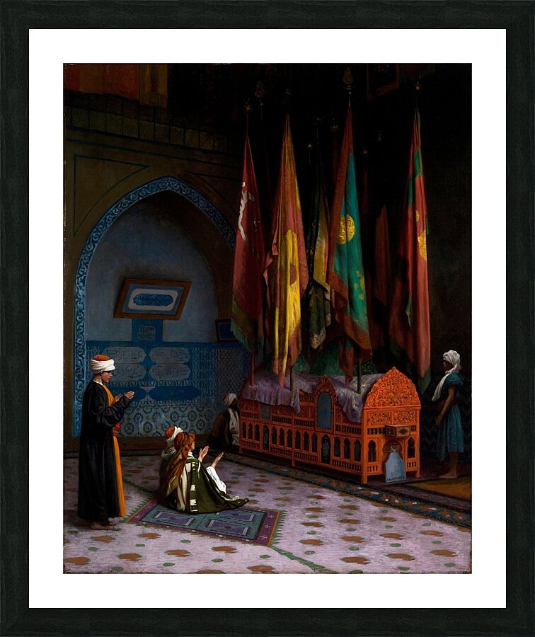 The Sentinel at the Sultan’s Tomb [1824–1904] by Jean–Léon Gérôme [1824–1904] Picture Frame print