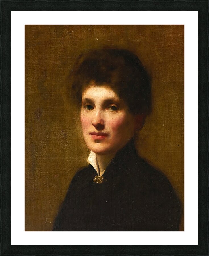 Portrait of Henrietta Lowy Solomon. The Artist’s Sister by Solomon Joseph Solomon [1860–1927] Picture Frame print