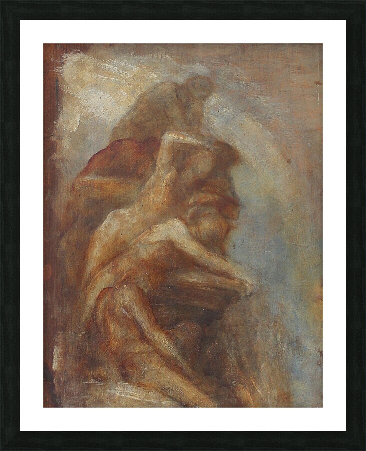Fire. Study for the Carlton House Terrace Fresco. The Elements by George Frederic Watts [1817–1904] Picture Frame print