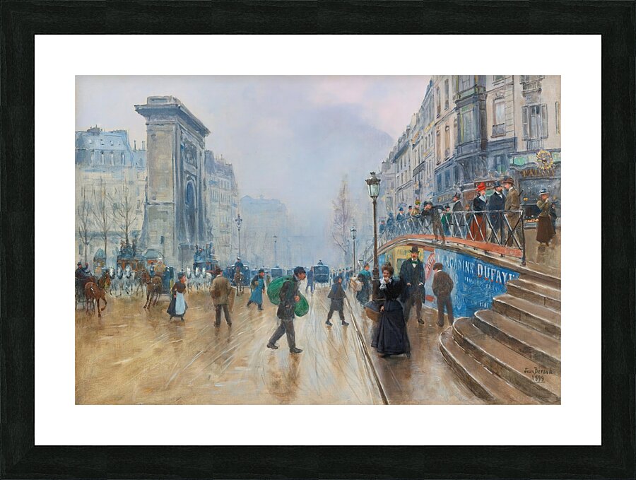 Le boulevard Saint–Denis à Paris [1899] by Jean Béraud [1849–1935