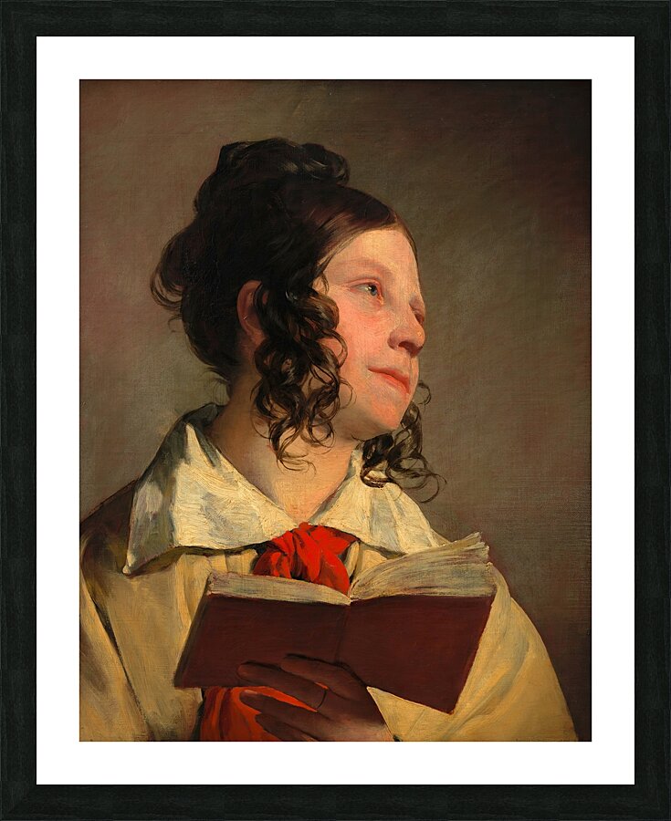 Josefine von Kaltenthaler [1840] by Friedrich von Amerling [1803–1887] Picture Frame print