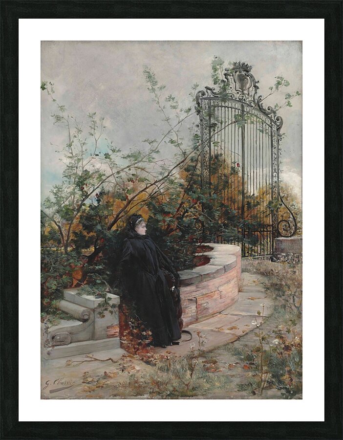 La comtesse de Castiglione by Georges Jules Victor Clairin [1843–1919] Picture Frame print