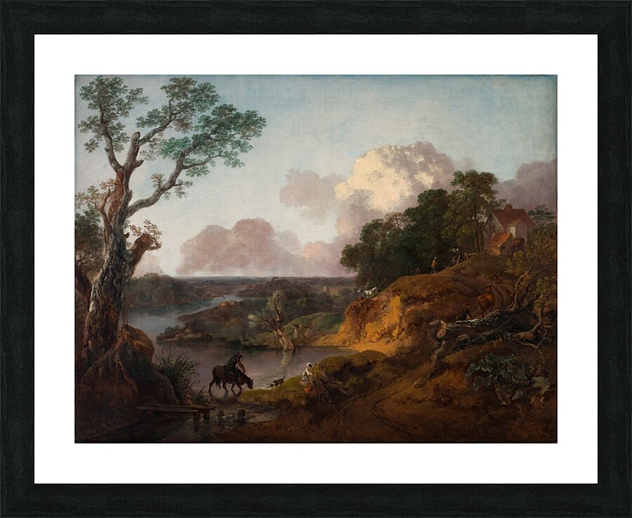View in Suffolk [c. 1755] by Thomas Gainsborough [1727–1788] Picture Frame print