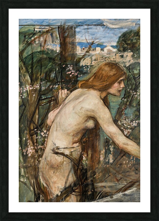 Phyllis by John William Waterhouse [1849–1917] Picture Frame print