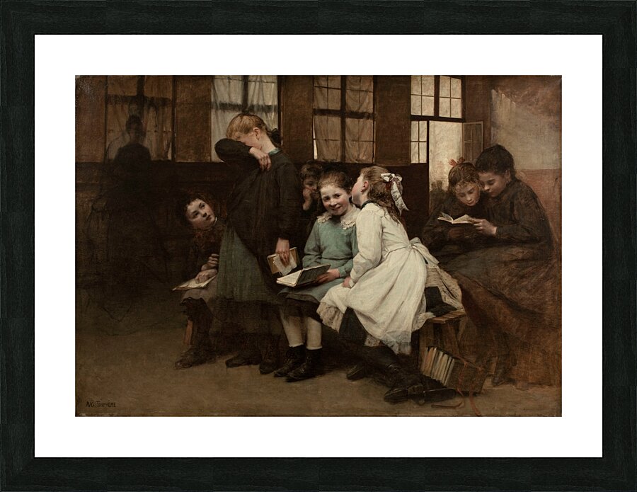 En retenue [1888] by Auguste–Joseph Truphême [1836–1898] Picture Frame print