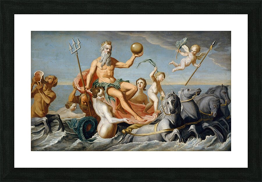 The Return of Neptune [Ca. 1754] by John Singleton Copley [1738–1815] Picture Frame print