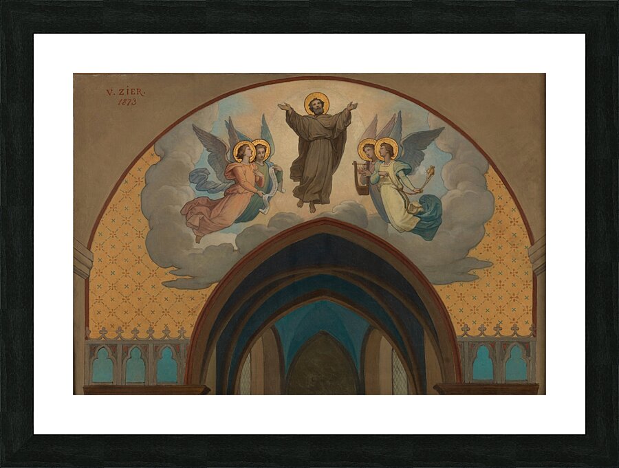 Glorification de Saint Leonard [1873] by Victor Casimir Zier [1822–] Picture Frame print