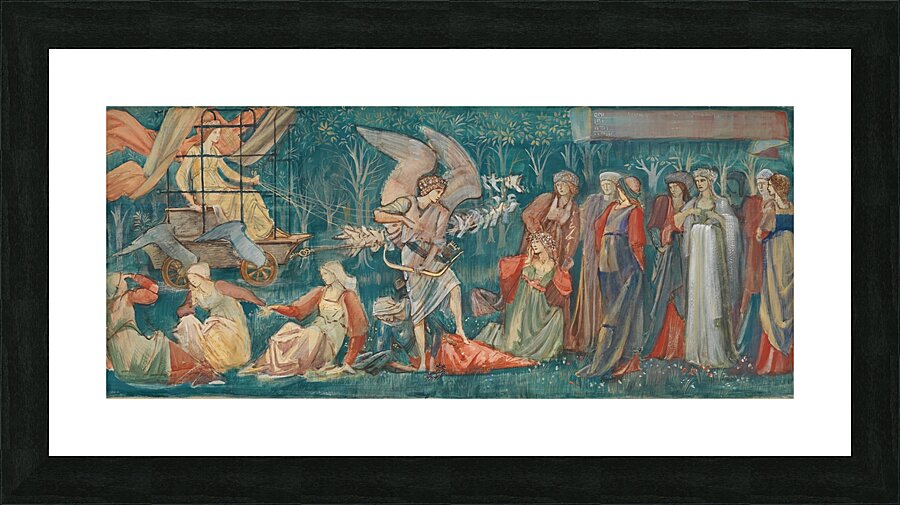 The Passing of Venus [1898] by Sir Edward Coley Burne–Jones [1833–1898] Picture Frame print