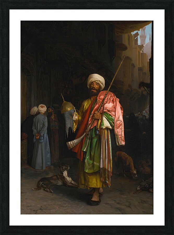Marchand Ambulant Au Caire by Jean–Léon Gérôme [1824–1904] Picture Frame print