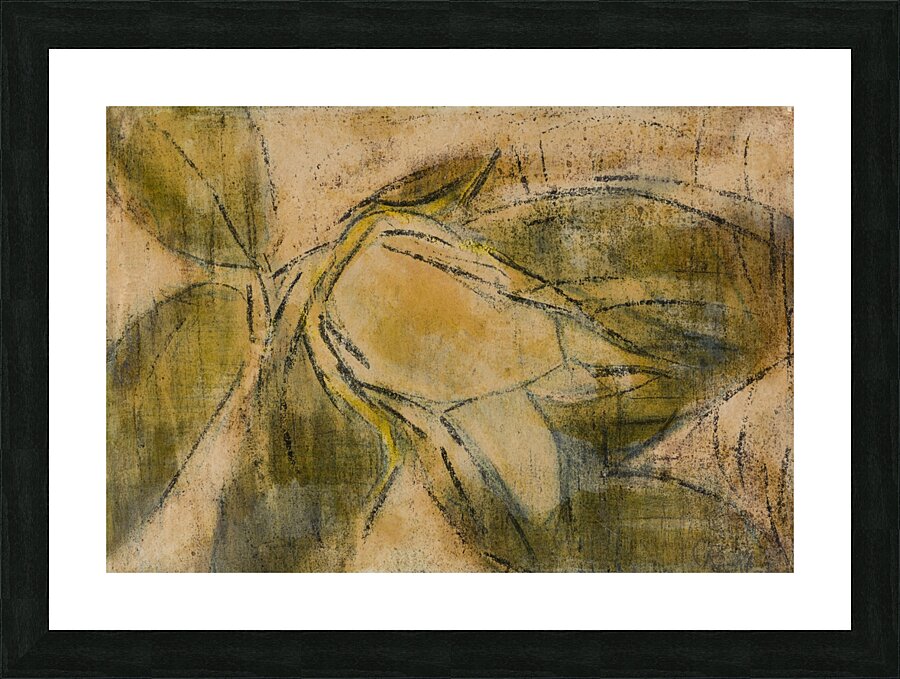 Magnolia Bud [1937] by Christian Rohlfs [1849–1938] Picture Frame print