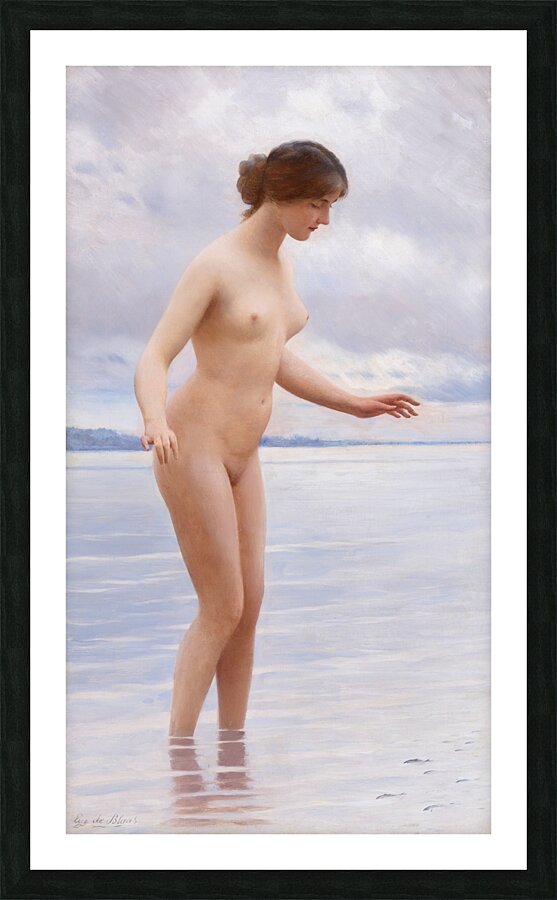 In the Water by Eugen von Blaas [1843–1931] Picture Frame print