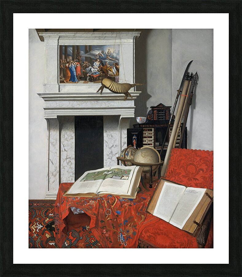 Room Corner With Curiosities by Jan van der Heyden [1637–1712] Picture Frame print