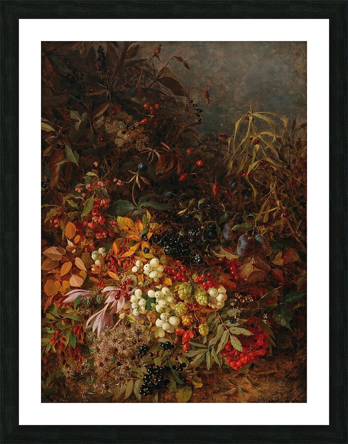 October by Olga Wisinger–Florian [1844–1926] Picture Frame print