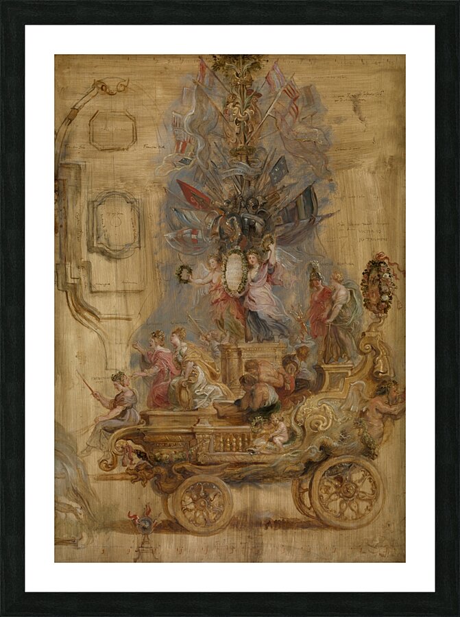 Triumphal Chariot of Kallo [1638] by Peter Paul Rubens [1577–1640] Picture Frame print