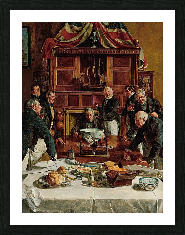 The skipper’s birthday by Walter Dendy Sadler [1854–1923] Picture Frame print