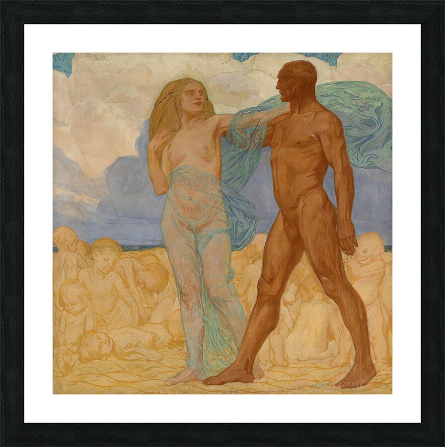 Adagio Aus Dem Zyklus Rhythmen [1913] by Otto Friedrich [1862–1937] Picture Frame print