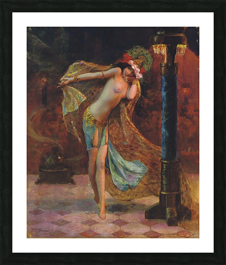 Dance Of The Seven Veils [1926] by Gaston Bussière [1862–1929] Picture Frame print