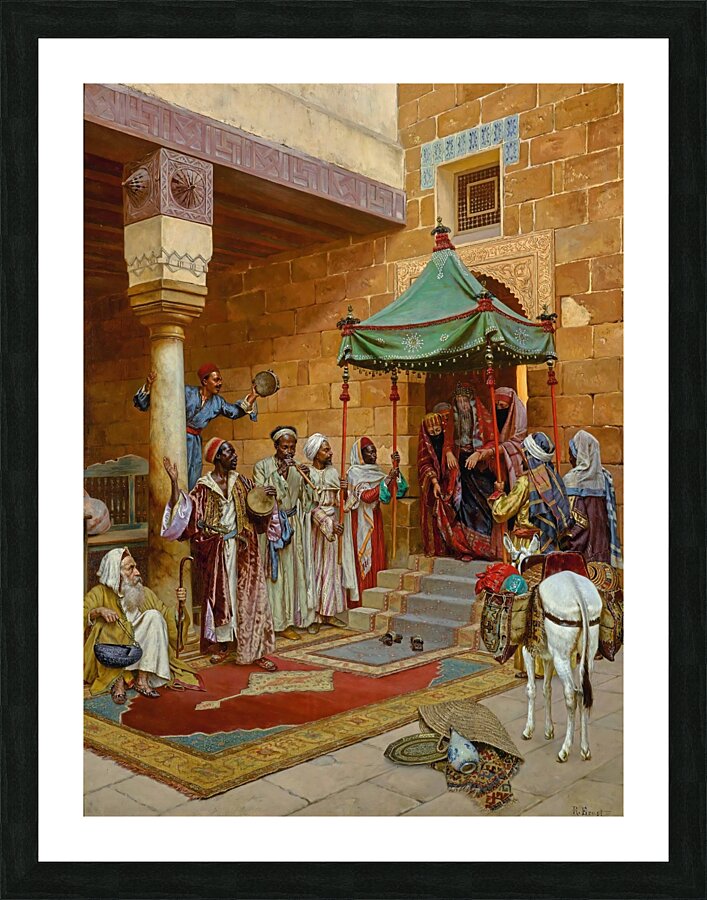 The New Bride by Rudolf Ernst [1854–1932] Picture Frame print