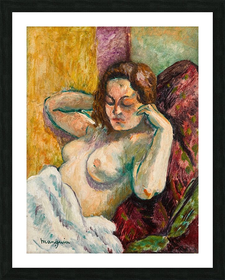 Torse de Vanina [1945] by Henri Manguin [1874–1949] Picture Frame print