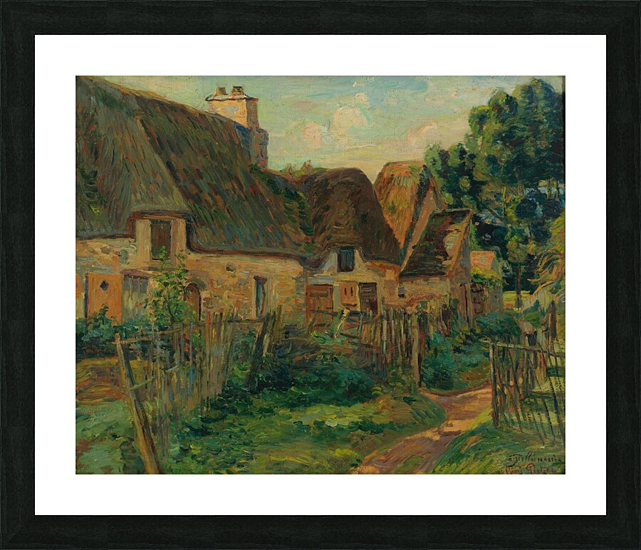 Paysage D’île De France by Armand Guillaumin [1841–1927] Picture Frame print