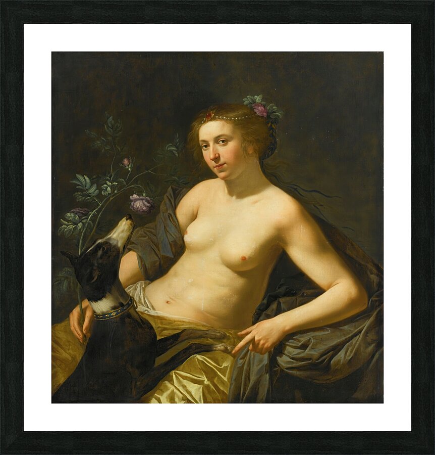 An Allegory Of The Sense Of Smell by Jan Van Bijlert [1597–1671] Picture Frame print