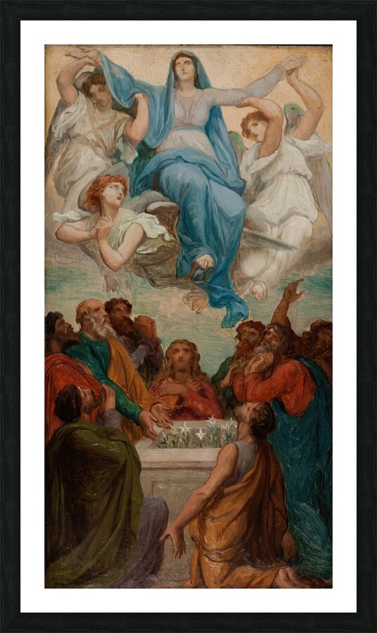 L’Assomption de la Vierge [1869] by Émile Bin [1825–1897] Picture Frame print