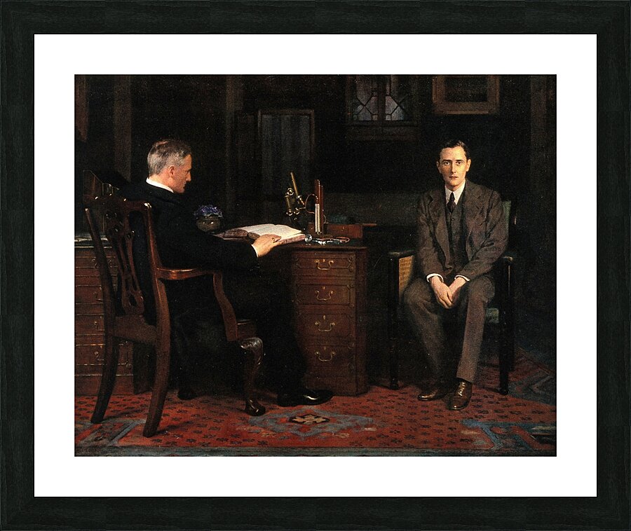 Sentence of death [1908] by John Collier [1850–1934] Picture Frame print