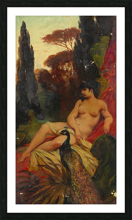 Anmuth [around 1880] by Hermann Schneider [1847–1918] Picture Frame print