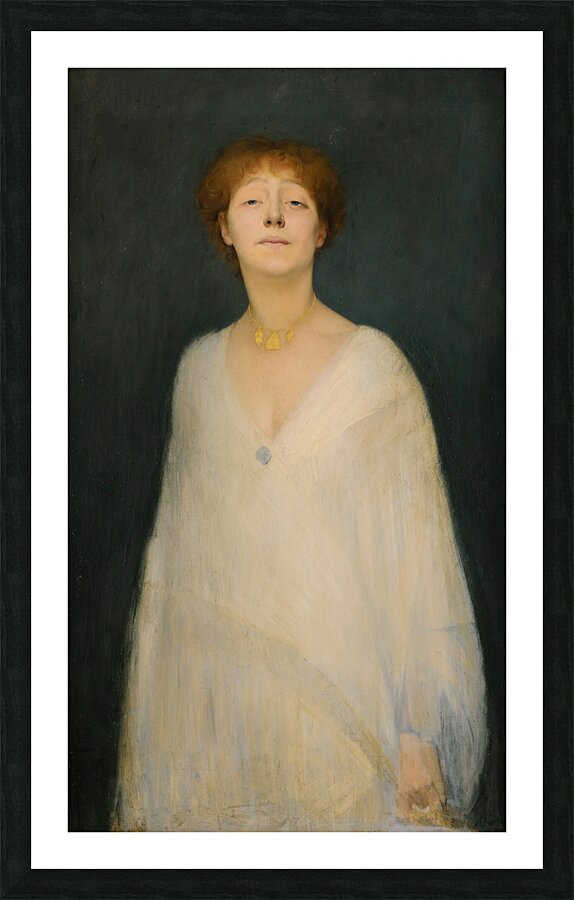 Presumed Portrait Of Yvette Guilbert [1893] by Joseph Granié [1866–1912] Picture Frame print