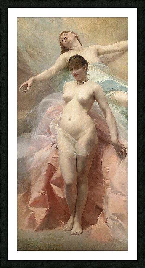 Le Rêve. The Dream by Charles Chaplin [1825–1891] Picture Frame print