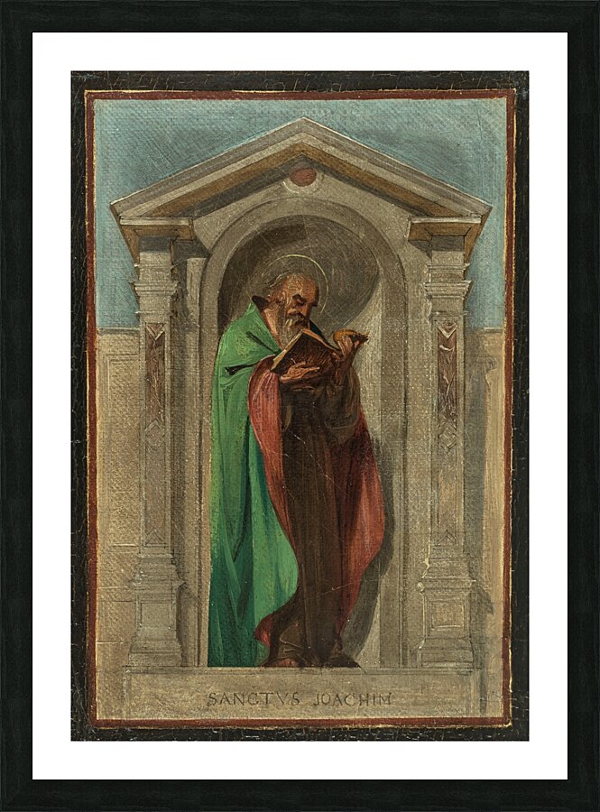 Saint Joachim [1840] by Nicolas Auguste Hesse [1795–1869] Picture Frame print