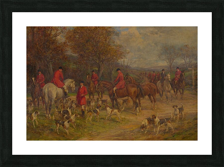 Return From The Hunt by Heywood Hardy [1842–1933] Picture Frame print
