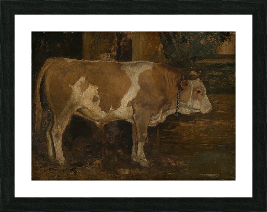 Ochse im Wald by Hans Thoma [1839–1924] Picture Frame print