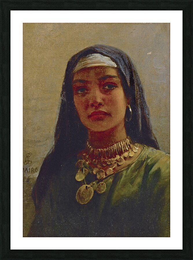 Egyptian Beauty [1875] by Edwin Long [1829–1891] Picture Frame print