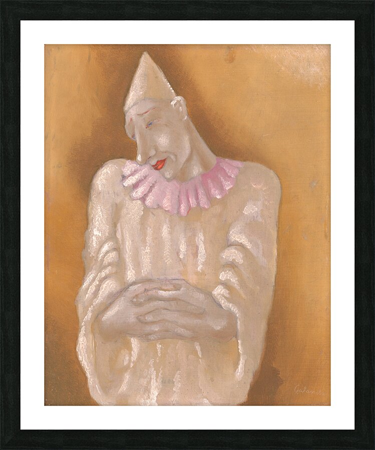 Clown [1934] by Mikuláš Galanda [1895–1938] Picture Frame print
