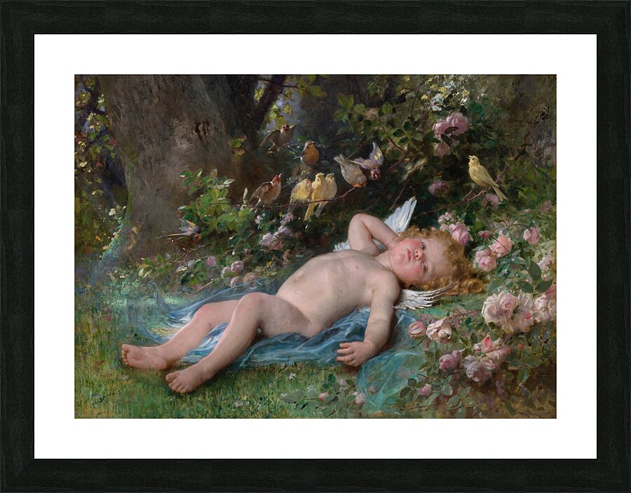 Le réveil de l’amour [1891] by Léon–Jean–Basile Perrault [1832–1908] Picture Frame print